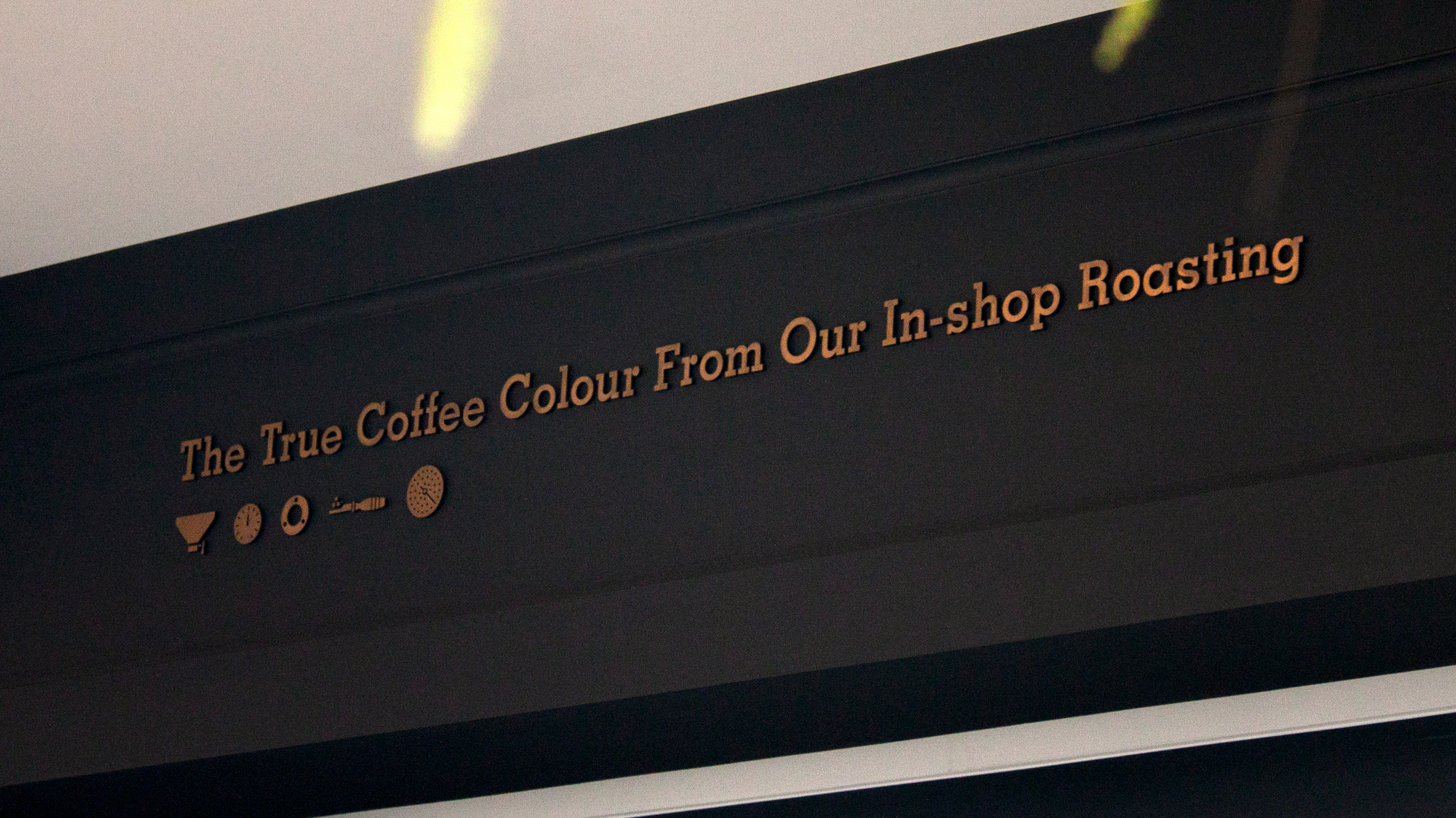 The True Coffee Colour From Our In-Shop Roasting